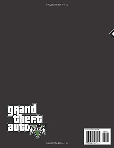 GTA 5 NOTEBOOK: Grand theft auto v notebook 100 lined pages 8.5×11 (Vol)