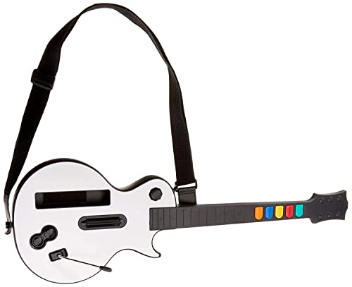 Guitar Hero Wii Controller, Wireless Pro Wii Guitar para Nintendo Guitar Hero y Rock Band, Wii Guitar Wireless Controller con correa