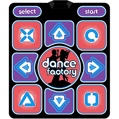 Guoyajf Almohadilla de Baile, Alfombra de Baile para Adultos, Juego de Escena Antideslizante, Manta de Baile USB para PC, portátil, Videojuego, Regalo para niños
