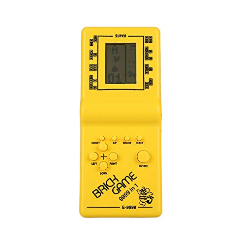 Hanbaili Tetris Retro clásico de Mano LCD Juego electrónico Toy Fun Brick Juego Riddle Toys