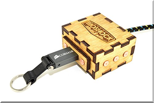 Handmade Bioshock USB Cable Extention with Durable Knit Nylon Cable. Game Gadget ####### (Tags: Wood Handwork Handcraft Unique Best Cool Great USB HUB Device)