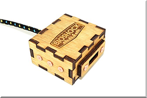 Handmade Bioshock USB Cable Extention with Durable Knit Nylon Cable. Game Gadget ####### (Tags: Wood Handwork Handcraft Unique Best Cool Great USB HUB Device)