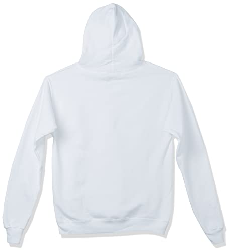 Hanes Sudadera con capucha del pa?o grueso y suave de Ecosmart del jersey de los hombres, blanco, peque?o