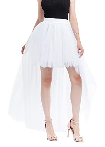 Happy Cherry Falda Tutú Gótica Steam Punk Falda Vintage Mujer Disfraz de Fiesta de Cóctel Falda de Tul de Cintura Alta de Malla