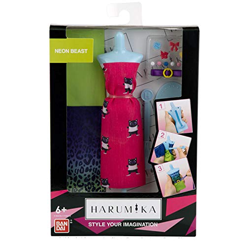 Harumika- Neon Set de Diseño Neón Beast, Multicolor (Bandai 40412)