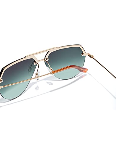 HAWKERS · Gafas de sol COOPER para hombre y mujer · GOLD · GREEN FOREST