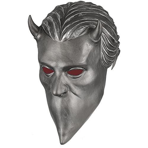 hcoser Ghost Nameless Ghoul Máscara Halloween Cosplay Disfraz para Adulto
