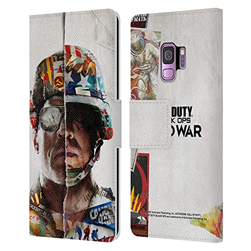 Head Case Designs Funda de piel tipo libro con licencia oficial Activision Call of Duty Black Ops Cold War Primary Key Art