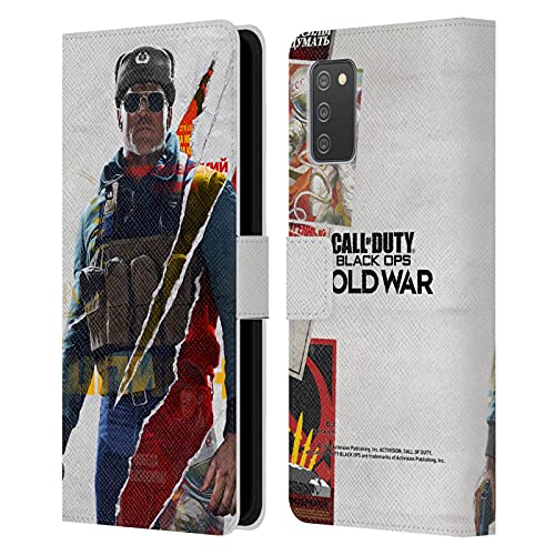 Head Case Designs Funda de piel tipo libro con licencia oficial Activision Call of Duty Black Ops Cold War Ultimate Edition Key Art compatible con Galaxy A02s/M02s (2021)