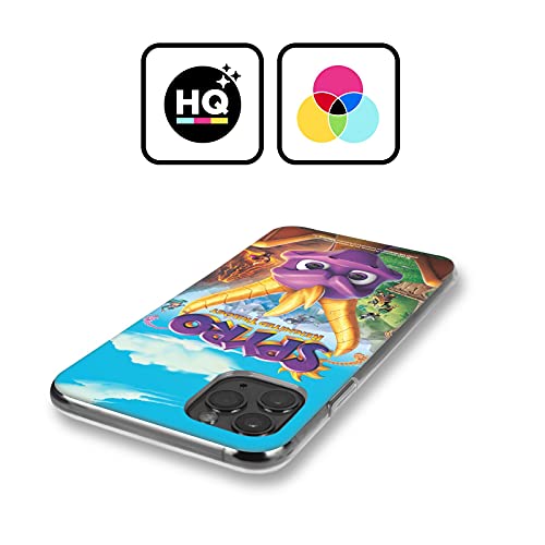 Head Case Designs Licenciado Oficialmente Activision Spyro Reignited Trilogy Arte Clave gráficos de dragón Carcasa de Gel de Silicona Compatible con Apple iPhone XS MAX