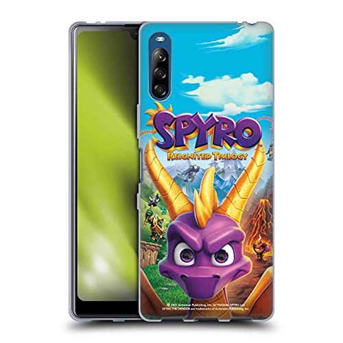 Head Case Designs Licenciado Oficialmente Activision Spyro Reignited Trilogy Arte Clave gráficos de dragón Carcasa de Gel de Silicona Compatible con Sony Xperia L4