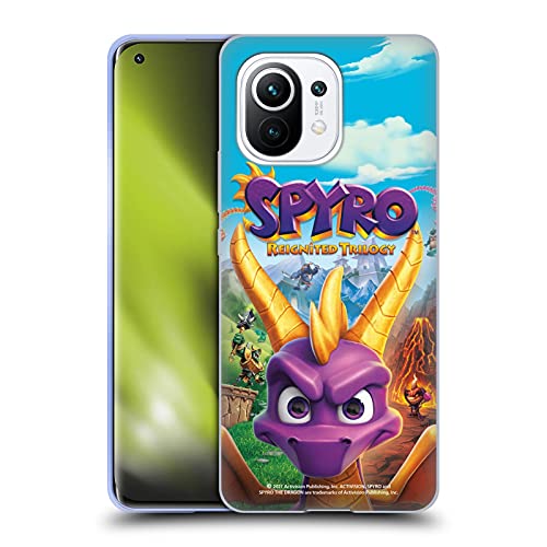 Head Case Designs Licenciado Oficialmente Activision Spyro Reignited Trilogy Arte Clave gráficos de dragón Carcasa de Gel de Silicona Compatible con Xiaomi Mi 11
