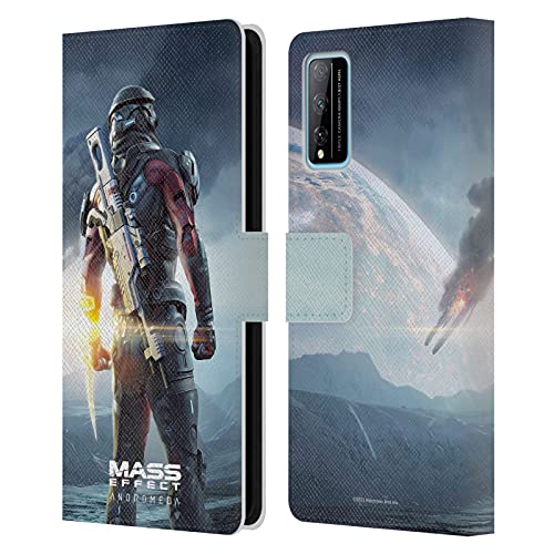 Head Case Designs Licenciado Oficialmente EA Bioware Mass Effect Key Art Super Deluxe 2017 Gráficos Andromeda Carcasa de Cuero Tipo Libro Compatible con Honor Play 4T Pro