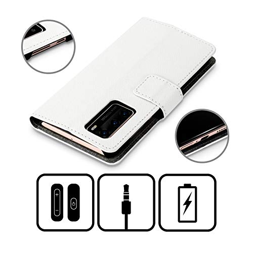 Head Case Designs Licenciado Oficialmente EA Bioware Mass Effect Logo Key Art Gráficos legendarios Carcasa de Cuero Tipo Libro Compatible con Honor Play 4T Pro