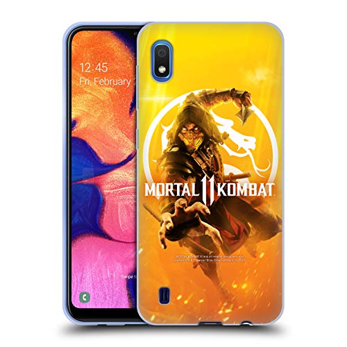 Head Case Designs Licenciado Oficialmente Mortal Kombat 11 Arte Clave Logotipo Arte Carcasa de Gel de Silicona Compatible con Samsung Galaxy A10 (2019)