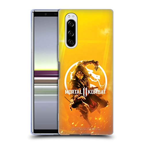 Head Case Designs Licenciado Oficialmente Mortal Kombat 11 Arte Clave Logotipo Arte Carcasa de Gel de Silicona Compatible con Sony Xperia 5