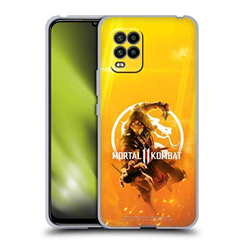 Head Case Designs Licenciado Oficialmente Mortal Kombat 11 Arte Clave Logotipo Arte Carcasa de Gel de Silicona Compatible con Xiaomi Mi 10 Lite 5G
