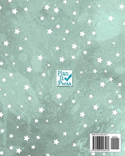 Hello 2020 Yearly Planner and Calendar: Green Stars 2020 Planner Including Month-at-a-Glance, Daily To-Do's, Weekly Gratitudes, 2020 Reflections, and More!