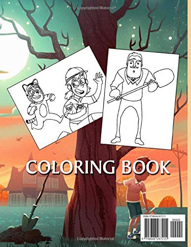Hello Neighbor Coloring Book: The Color Wonder Hello Neighbor Adult Coloring Books For Men And Women Stress Relieving