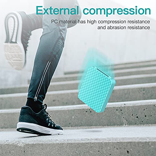 HEYSTOP Funda de Juegos para Nintendo Switch & Switch Lite hasta 12 Juegos de Nintendo Switch Organizador de Tarjeta, Estuche para Nintendo Switch Game Cards con Agarres para el Pulgar, Azul