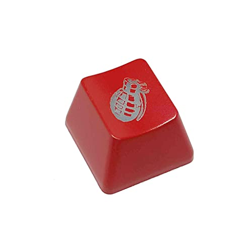 HEYXI Tapa de tecla translúcida DIY CS GO Gaming Keycap Botón de tecla CSGO Key Cap Juego Keycap Accesorios ABS OEM R4 Keycaps para Teclado mecánico 1PC