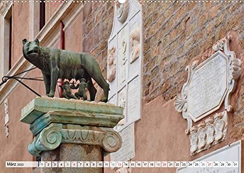 Historische Stadt am Tiber ROM (Premium, hochwertiger DIN A2 Wandkalender 2022, Kunstdruck in Hochglanz): Antikes und eine Vielzahl von weiteren ... Hauptstadt (Monatskalender, 14 Seiten )