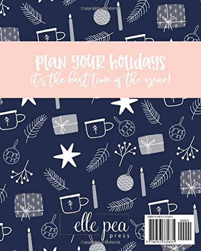 Holiday Planner Logbook & Journal, Notebook for Holiday Planning: The Ultimate Organizer - with Budget, Holiday Shopping List, Gift Planner, Online ... Christmas Card Address Book Tracker & more