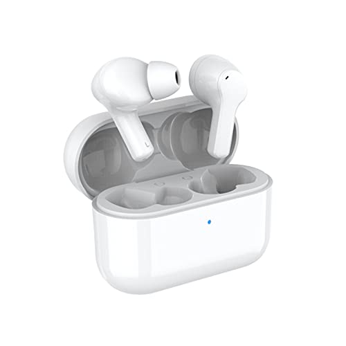 Honor Choice Auriculares Bluetooth, Auriculares Inalámbricos en la Oreja con Caja de Carga, Bluetooth 5.0, Doble micrófonos incorporados, Reducción de ruido（Blanco）