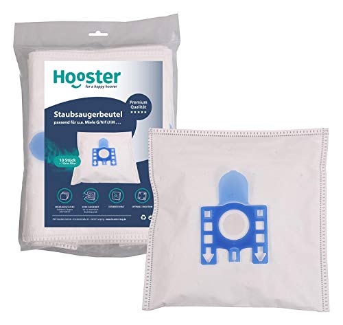 Hooster - 10 bolsas para aspiradora Miele Meteor LUS/Luss/con accesorio de plástico