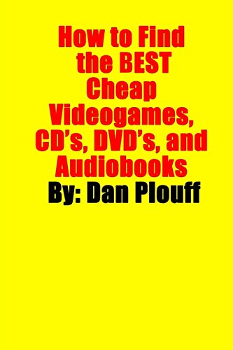 How to Find the Best Cheap Videogames, CD's, DVD's, and Audiobooks