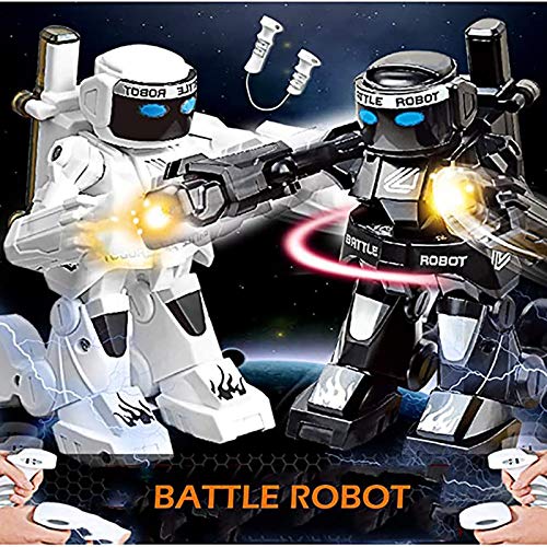 HUIGE Robot De Juguete De Control Remoto para Niños, 2.4G Somatosensorial RC Battle Robot Toy Two-Player Competitive Fight Niños Modelo De Robot Juguetes Niños
