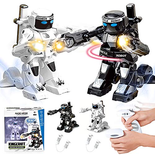 HUIGE Robot De Juguete De Control Remoto para Niños, 2.4G Somatosensorial RC Battle Robot Toy Two-Player Competitive Fight Niños Modelo De Robot Juguetes Niños