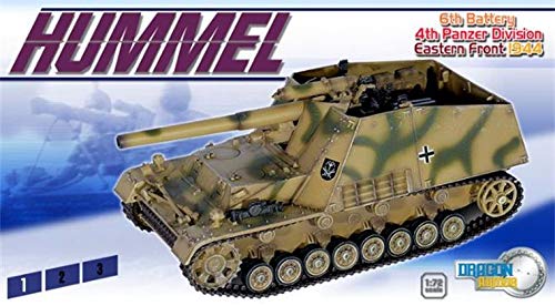 Hummel Late Production 6.Batterie 4.Panzer Division Eastern Front 1944 1/72 MODELO TANQUE