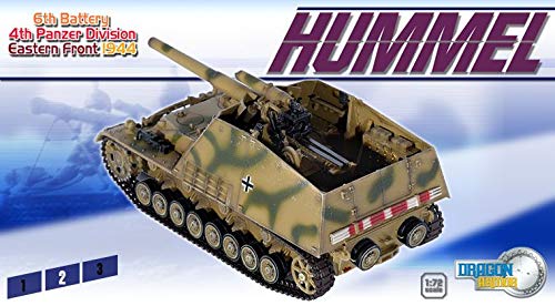 Hummel Late Production 6.Batterie 4.Panzer Division Eastern Front 1944 1/72 MODELO TANQUE