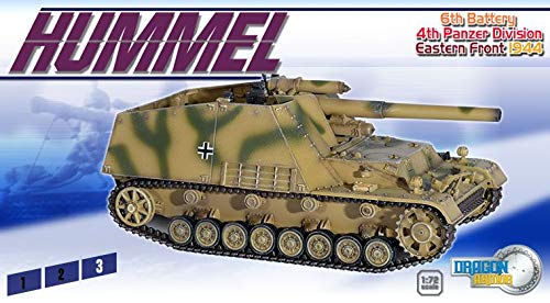 Hummel Late Production 6.Batterie 4.Panzer Division Eastern Front 1944 1/72 MODELO TANQUE