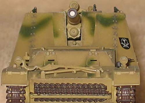 Hummel Late Production 6.Batterie 4.Panzer Division Eastern Front 1944 1/72 MODELO TANQUE