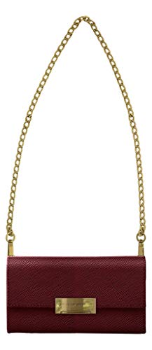 IDEAL OF SWEDEN Kensington Bolso cruzado Clutch para iPhone 11 Pro Max (Burgundy)