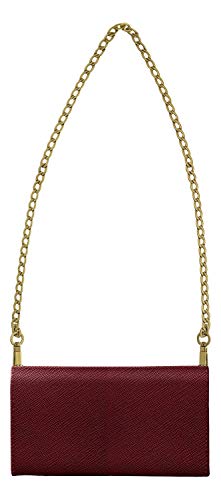 IDEAL OF SWEDEN Kensington Bolso cruzado Clutch para iPhone 11 Pro Max (Burgundy)