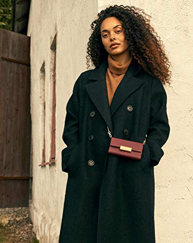 IDEAL OF SWEDEN Kensington Bolso cruzado Clutch para iPhone 11 Pro Max (Burgundy)