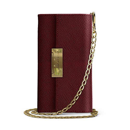 IDEAL OF SWEDEN Kensington Bolso cruzado Clutch para iPhone 11 Pro Max (Burgundy)