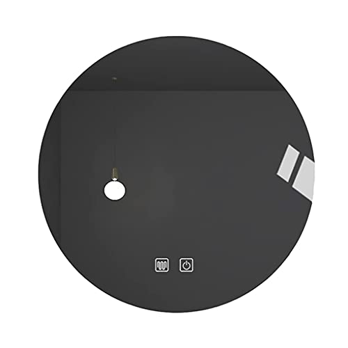Illuminated Bathroom Mirror Smart Touch Defoggin Dimmable Wall-Mounted Mirrors with LED Round Makeup Mirrors for Vanity Living Room Bedroom(Size:70CM)