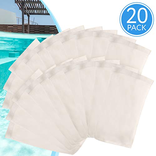 Impresa Products. Paquete de 20 redes para skimmer de piscina, ahorro perfecto para filtros, cestas y skimmer, la red o protector ideal para proteger tu piscina enterrada o elevada.