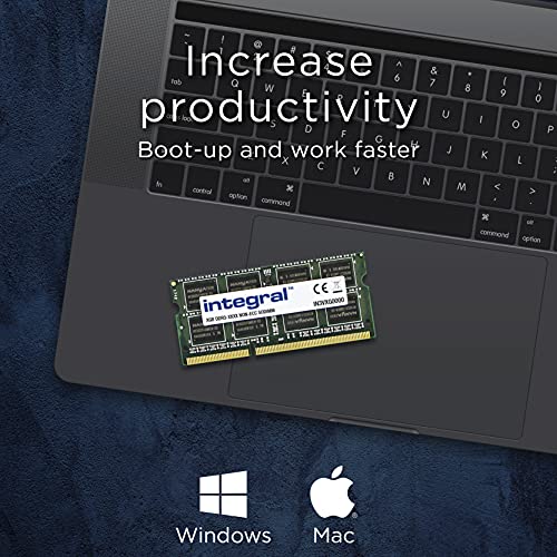 Integral 4GB DDR3 RAM 1600MHz SODIMM Memoria para Portátil/Notebook PC3-12800