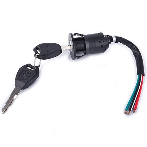 Interruptor de encendido de 3 cables de repuesto para 50 cc, 125 cc, 250 cc, Go Kart Dune, Buggy, ATV y Dirt Bike Scooters eléctricos