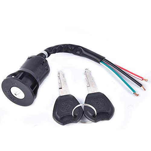 Interruptor de encendido de 3 cables de repuesto para 50 cc, 125 cc, 250 cc, Go Kart Dune, Buggy, ATV y Dirt Bike Scooters eléctricos