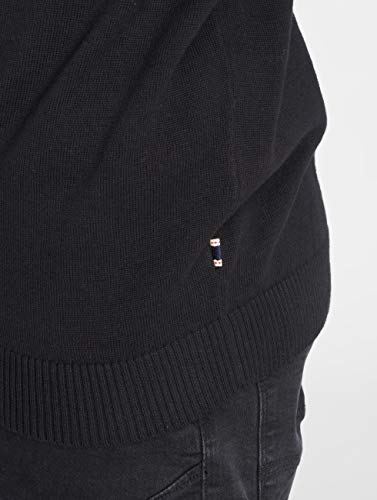 Jack & Jones Jjebasic Knit Crew Neck Noos suéter, Negro (Navy Blazer), Large para Hombre