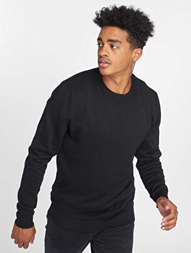 Jack & Jones Jjebasic Knit Crew Neck Noos suéter, Negro (Navy Blazer), Large para Hombre