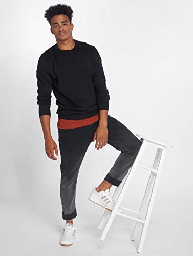 Jack & Jones Jjebasic Knit Crew Neck Noos suéter, Negro (Navy Blazer), Large para Hombre