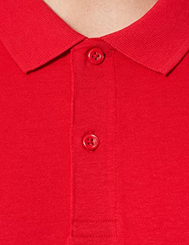 Jack & Jones JJSHAKE Polo SS PS Camisa, True Red, EU5XL US3XL para Hombre