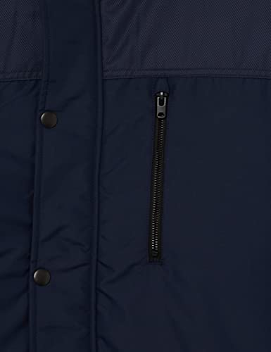 JACK & JONES PLUS JJEGLOBE Parka PS Noos, Azul Marino, XXXXXL para Hombre